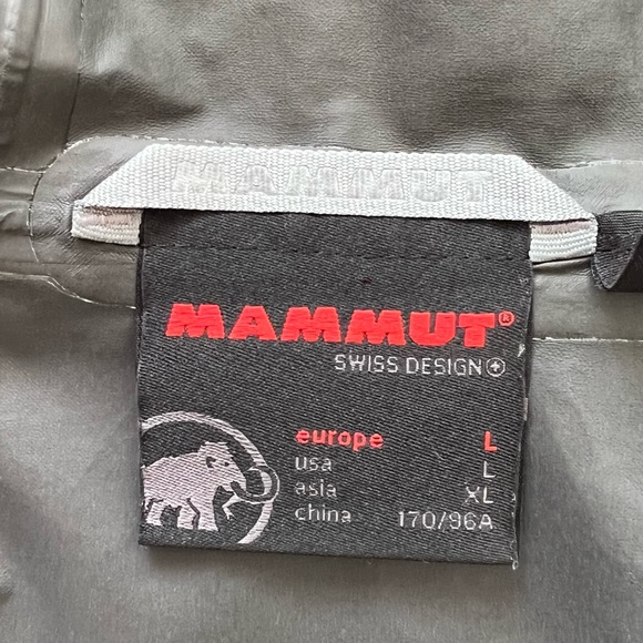 Mammut Wenaha Rain Jacket in Navy/Aqua | LARGE - Picture 10 of 10